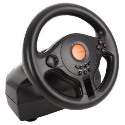      PC Canyon CNG-GW5 Wired Steering Wheel, Black, Retail