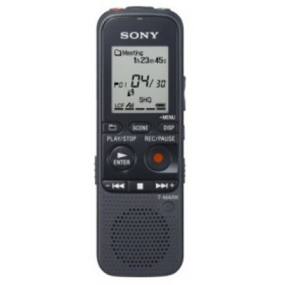 Товар почтой Цифровой диктофон Sony ICD-PX312M 2 Гб+MicroSD/M2 +выносной микрофон в комплекте черный