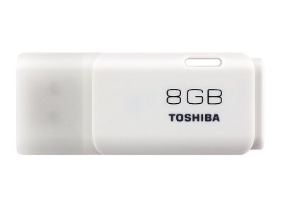     8GB USB Drive [USB 2.0] Toshiba Hayabusa white