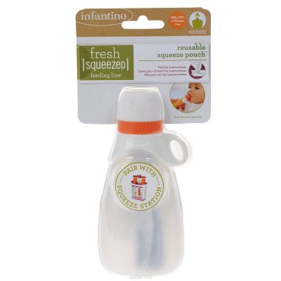      Infantino "Reusable Squeeze Pouch", : , , 130 