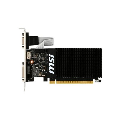   2Gb (PCI-E) MSI GT 710 2GD3H H2D (GFGT710, GDDR3, 64 bit, HDCP, 2*DVI, miniHDMI, Retail)