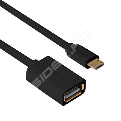   OTG  microUSB-USB 0.5  (Greenconnect GCR-MB4AF-AA2S-0.5m) ()