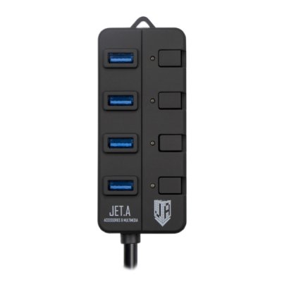    USB Jet.A JA-UH35 USB 4 ports Black
