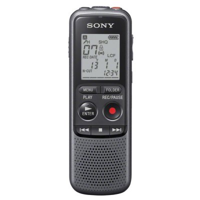     Sony ICDPX232.CE7 2048 Black Mic SP MP3 microSD miniUSB 22hr 