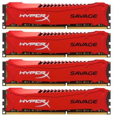     DDR-III 32Gb 1600MHz PC-12800 Kingston HyperX Savage (HX316C9SRK4/32) (4x8 KIT)