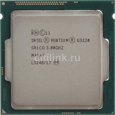   Intel Pentium G3220  3.0GHz Dual core Haswell (LGA1150, L3 3MB, 54W, 1100MHz, 22nm) Tray