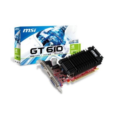    MSI VGA PCIE16 GT610 2GB GDDR3 N610-2GD3H/LP 16000 , 2048 