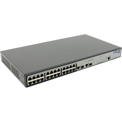    HP V1910-24G-PoE+ Switch (JG539A) 24*10/100/1000 TP + 4 SFP, 19"