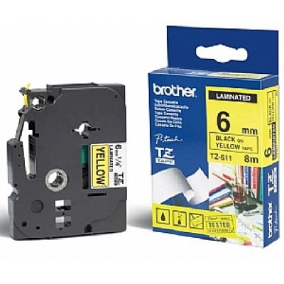   TZ-611   Brother (P-Touch) (6  /)