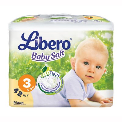    Libero Baby Soft EcoTech Midi 5-8  20 