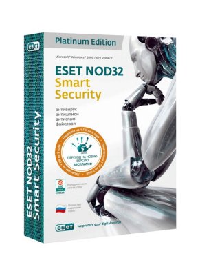   ESET ESET NOD32 Smart Security Platinum Edition -   2   1 , BOX ()