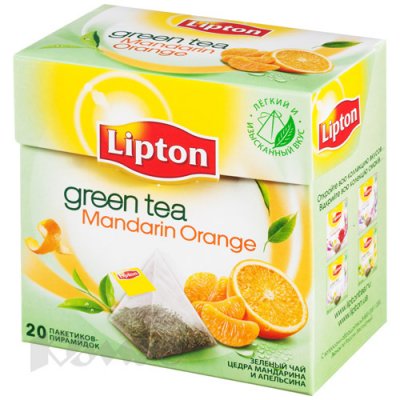    Lipton Green Mandarine Orange .  20 /