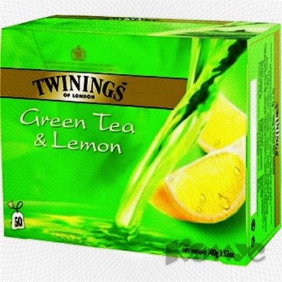    Twinings Green tea & Lemon . 50 /
