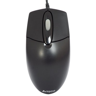     A4-Tech Optical Mouse (OP-720-Black(1)) (RTL) USB 3btn+Roll