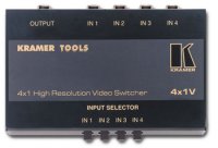 Товар почтой Kramer 4x1V Коммутатор (4 х 1) композитного видео сигналов , 0.28 кг