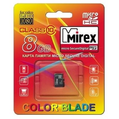     Mirex microSDHC Class 10 8GB