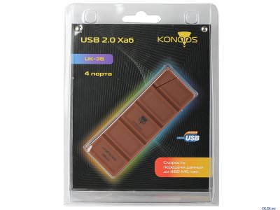   USB2.0 HUB 4  Konoos UK-35 ""