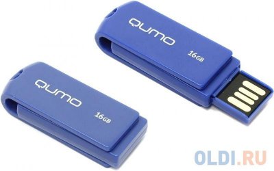    USB 16Gb QUMO 16GB Twist Cobalt QM16GUD-TW-Cobalt