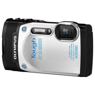    Olympus TG-850 White (16Mp, 5x zoom, 3.0",Eye-Fi, GPS, , ) 