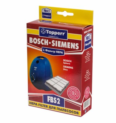      TOPPERR FBS 2 Hepa Filter  Bosch sp,Siem Dino