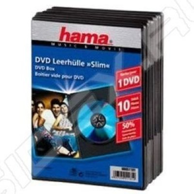    Hama H-51181 Slim  1DVD 10  ()