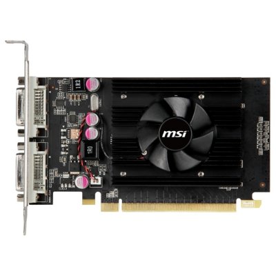    MSI GeForce 210 459Mhz PCI-E 2.0 1024Mb 532Mhz 64 bit 2xDVI HDCP