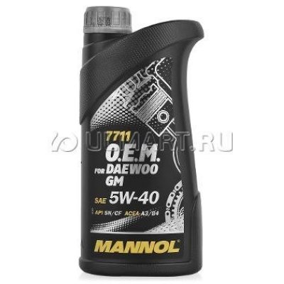     Mannol O.E.M. for Daewoo GM 5W40, 1 , 