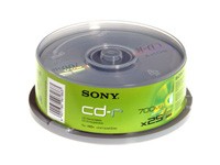    SONY CD-R 80min 700Mb 25  Cake Box