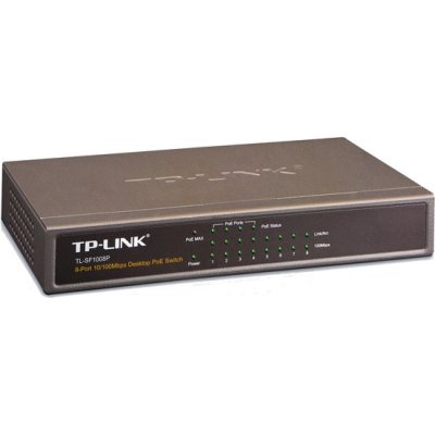      TP-LINK TL-SF1008P  8  10 / 100  / , PoE