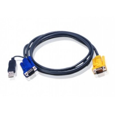     Aten 2L-5202UP ++ USB, SPHD15=)HD DB15+USB A-, Male-2xMale, 8+4 