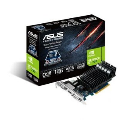    Asus PCI-E nVidia GT730-SL-1GD3-BRK GeForce GT 730 1024Mb 64bit GDDR3 902/1800 DVI/HDMI/C