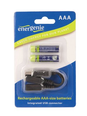    Energenie EG-BA-002 (AAA, Ni-MH, 1.2V / 550mAh,   USB,  2 )
