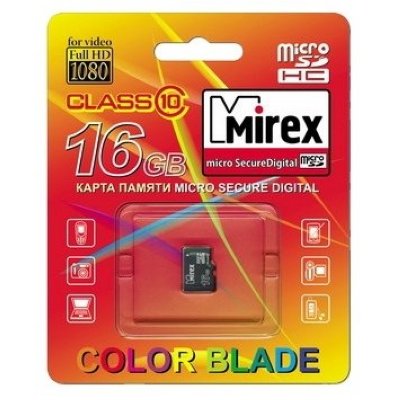     Mirex microSDHC Class 10 16GB