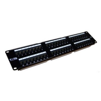   TWT 110 or Krone or Dual, Patch Panel  19, 48xRJ45, UTP, . 5 