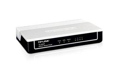    TP-LINK TD-8840T 4 ethernet ports ADSL2+ router, Annex A, with ADSL spliter