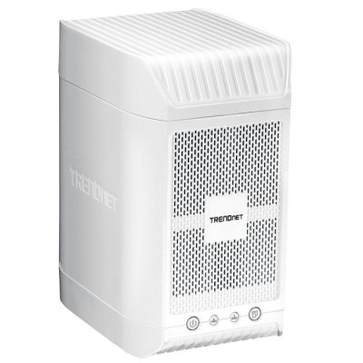     TRENDnet (TN-200) 2-Bay NAS Media Server Enclosure(2x3.5"HDD SATA, RAID1/0, USB2.0