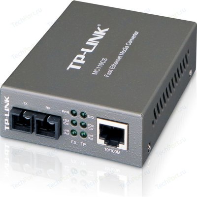    TP-Link (MC100CM) 100Base-TX to 100Base-FX Media Converter (1 UTP, 1 fiber SC type)
