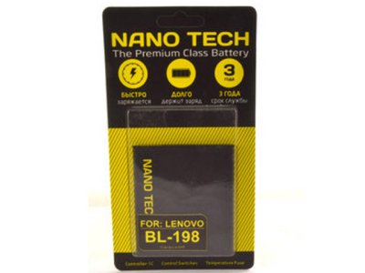    Nano Tech ( BL 198) 2250mAh  Lenovo A850/A830/A859/S880/S890/K860
