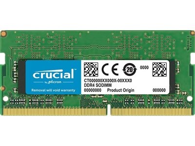     Crucial DDR4 SO-DIMM 2666MHz PC4-21300 CL19 - 4Gb CT4G4SFS8266