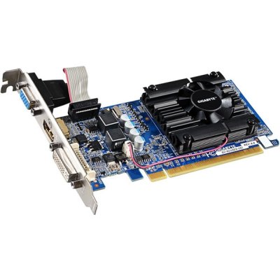    GigaByte GeForce 210 520Mhz PCI-E 2.0 1024Mb 1200Mhz 64 bit DVI HDMI HDCP (: 520 ,