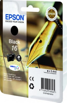    EPSON T1621 Black  WF-2010W / 2510WF / 2520 / 2530 / 2540 C13T16214010