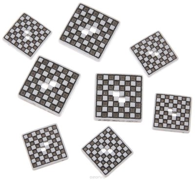     Buttons Galore & More "Checker Board", 8 