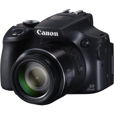    Canon PowerShot SX60 HS  16Mpix Zoom65x 3" 1080p SDXC CMOS IS opt 5minF turLCD rotL