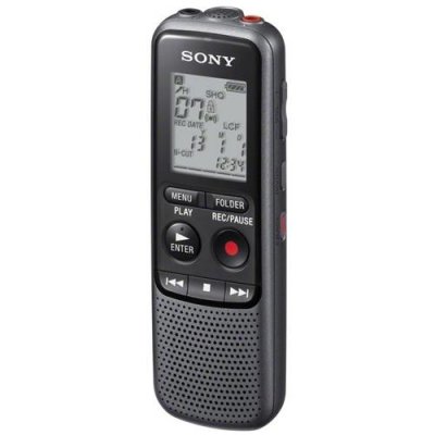 Товар почтой Диктофон Sony ICD-BX112 М 2GB MP3 silver, внешний микрофон