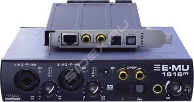     SB Creative Professional E-MU 1616M PCI (RTL) Analog 4In/6Out,Digital 2In/Out,MIDI 2I