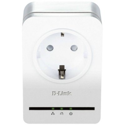    D-Link (DHP-P308AV /B1A) Powerline AV+ Passthrough Mini Adapter (1UTP 10/100Mbps, Powerline