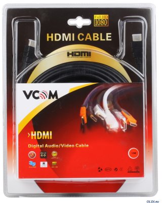    VCOM HDMI 19M/M ver:1.4+3D, 15m,  , 2  (VHD6020D-15MB) Blister