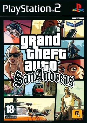     Sony PS2 GTA San Andreas Platinum