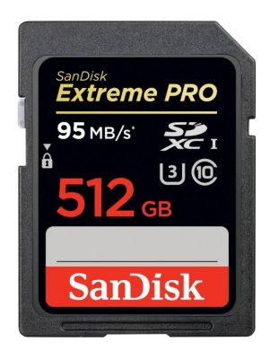     Sandisk   512Gb Sd Sdxc Class 10 Uhs-I Extreme Pro, 95 Mb/s (Sdsdxpa-512G-G46)