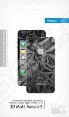      3D  Apple iPhone 4/4S (Deppa Mosaic 2) ()